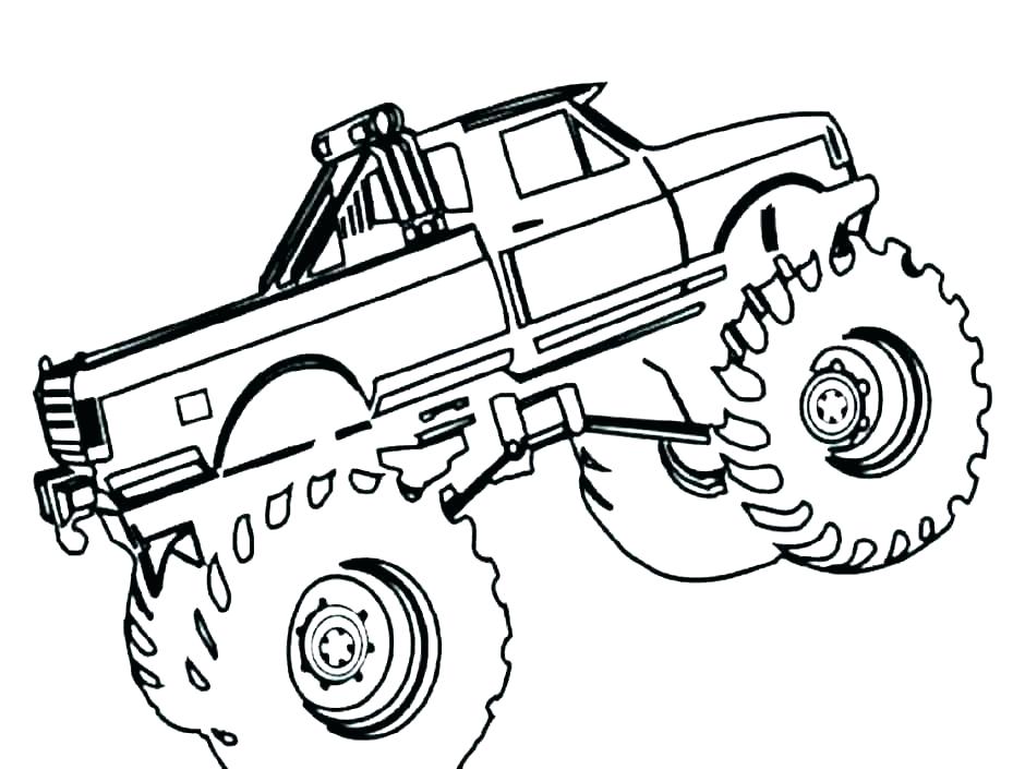 940x705 Grave Digger Coloring Pages Monster Truck Coloring Pages Printable