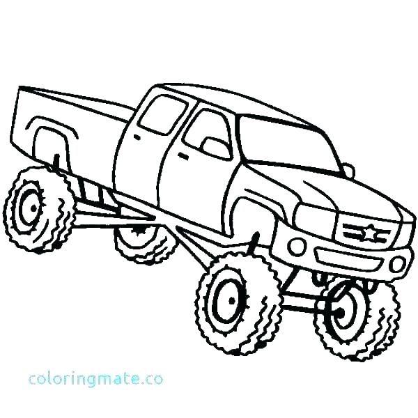 600x600 Monster Truck Coloring Book Free Coloring Pages Monster Trucks