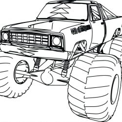 250x250 Coloring Pages Monster Trucks Grave Digger Movie Printable Sheets