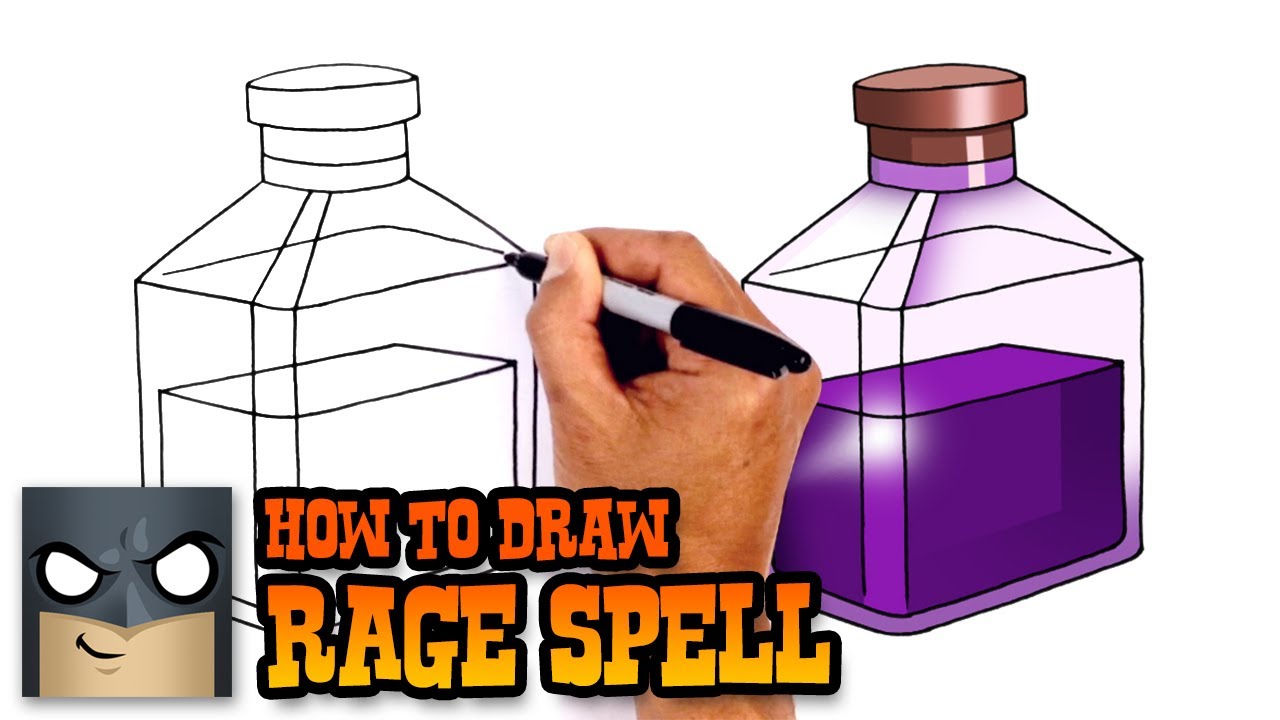 1280x720 How To Draw Clash Royale Rage Spell