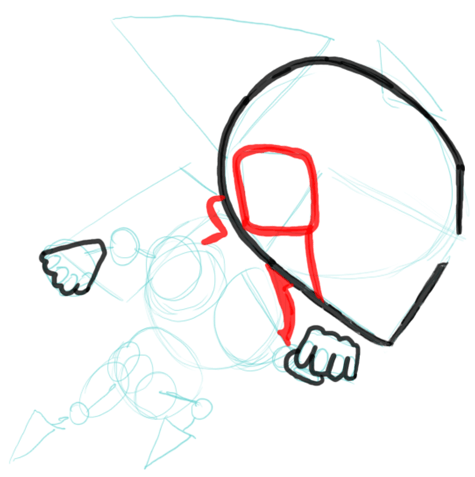 475x477 How To Draw Gravity Guy From Step