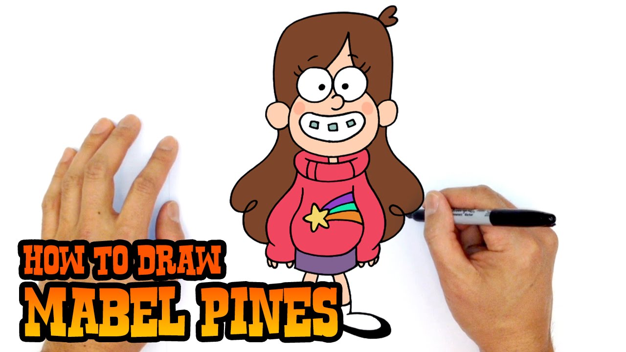 1280x720 How To Draw Mabel Pines Gravity Falls