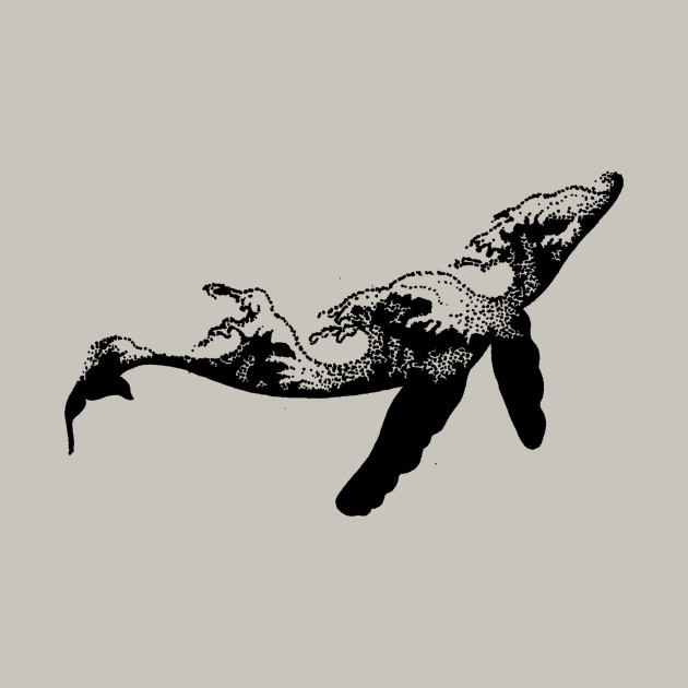 630x630 Whale Design Sea Waves Ocean Lover Sea Life Tattoo Design