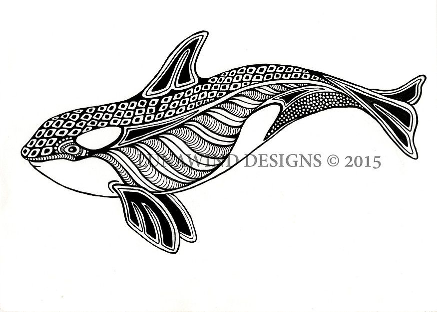 875x626 Killer Whale Orca Ocean Sea North Tattoo Idea Baby Nursery Art