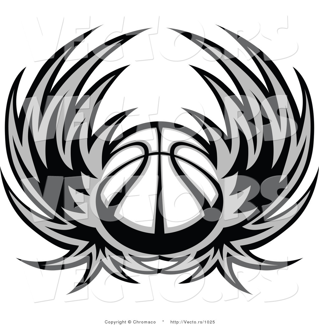 1024x1044 Vector Of A Basketball With Wings