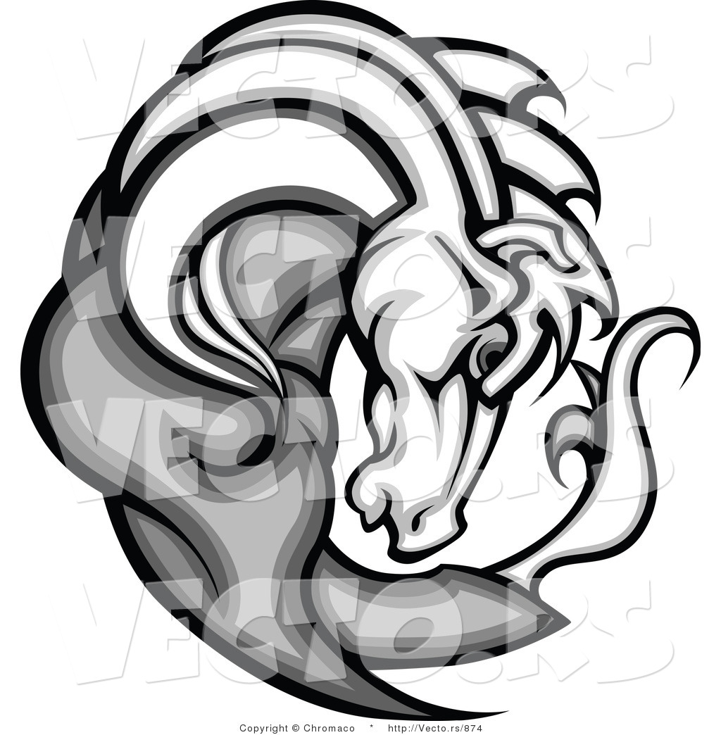 1024x1044 Vector Of A Dominant Alpha Horse Charging Forward