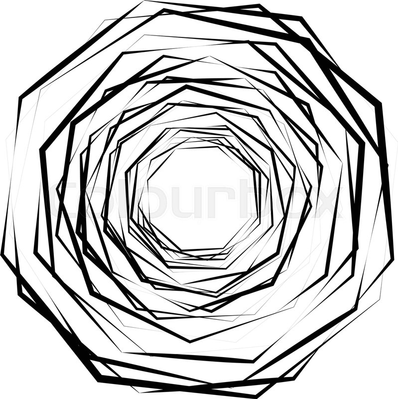 799x800 Circular Geometric Motif Abstract Stock Vector Colourbox