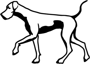 300x215 Great Dane Dog Decal St