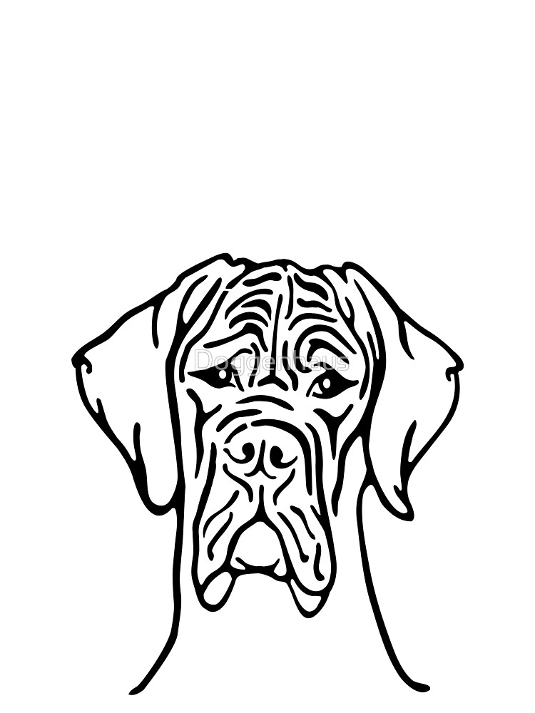 Great Dane Drawing | Free download on ClipArtMag