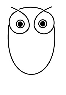 222x320 How To Draw Cartoons Owl