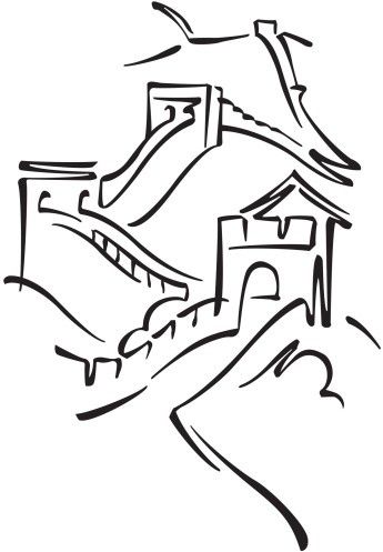 345x497 great wall of china wall decal crafts in china wall