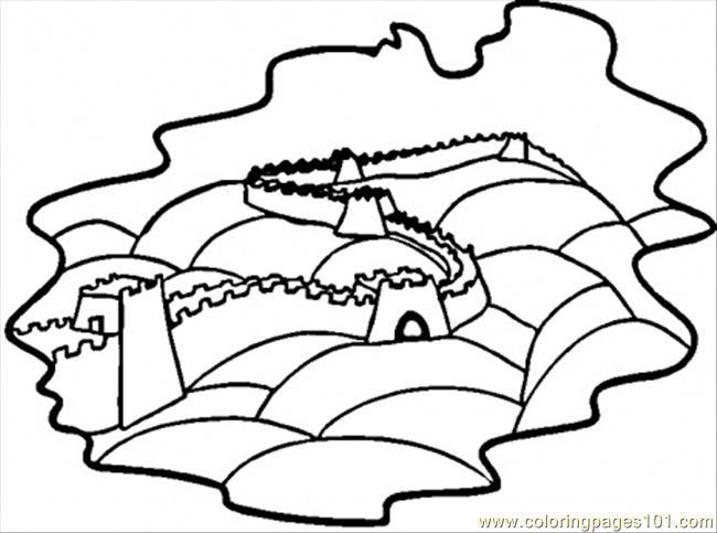 650x483 great wall of china coloring page how to draw the great wall