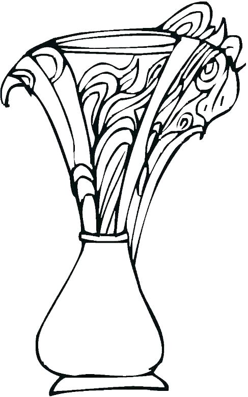 487x780 Vase Coloring