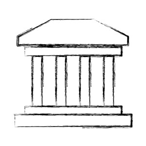 300x300 Greek Building Royalty Free Vectors