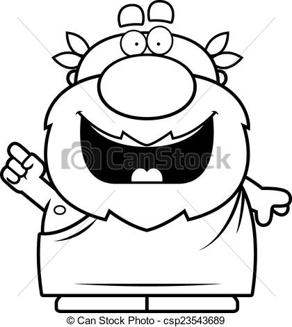 420x470 cartoon greek philosopher idea a cartoon illustration