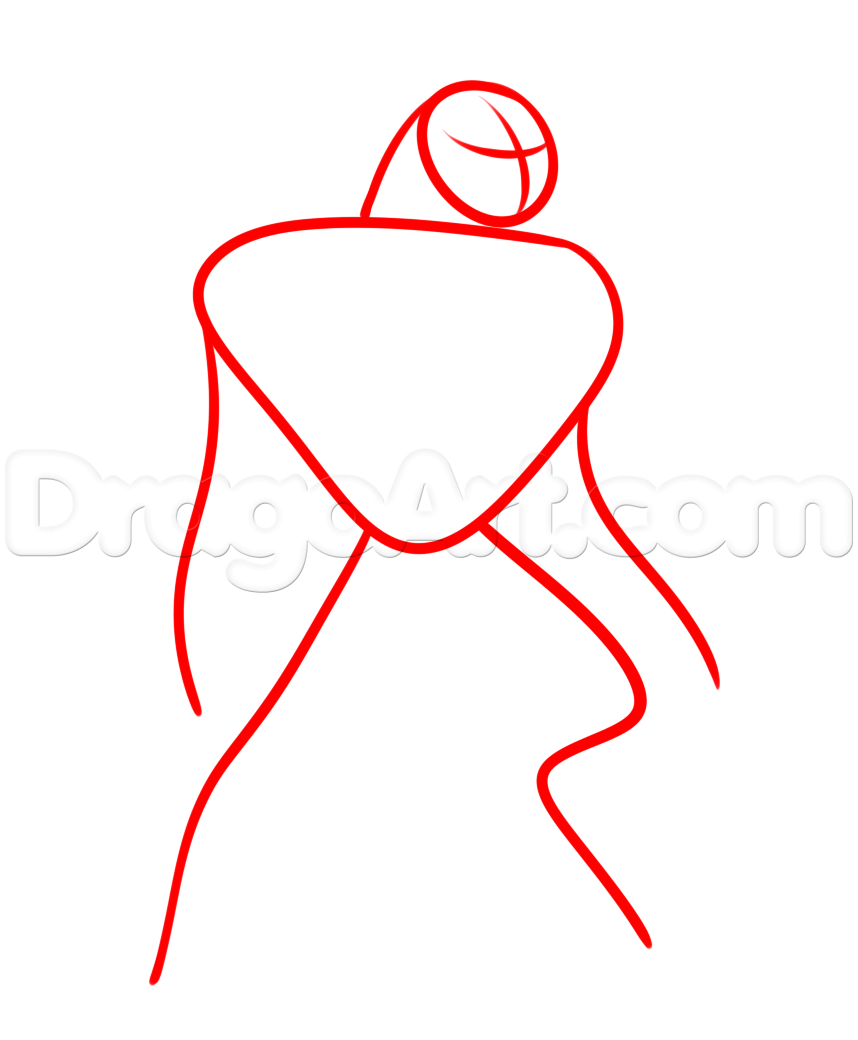 858x1040 Drawing A Realistic Minotaur, Step