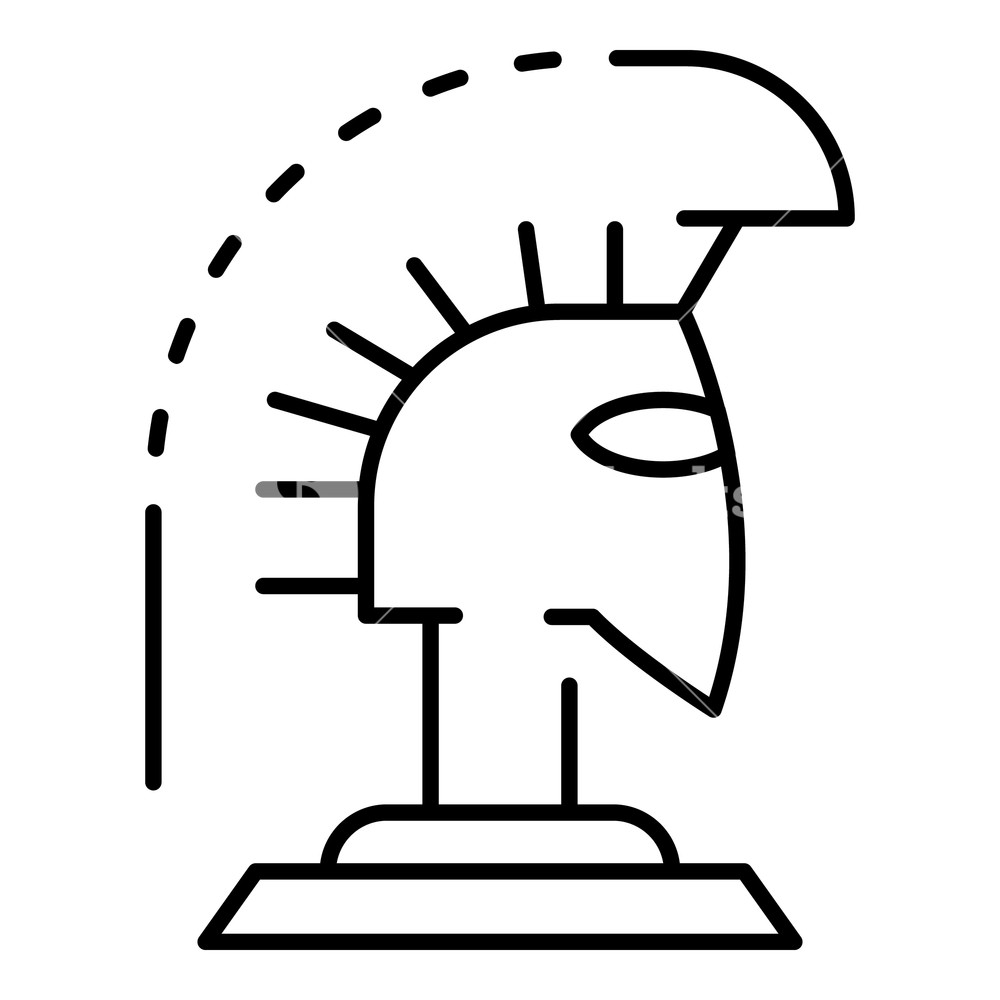 Greek Helmet Drawing Free download on ClipArtMag