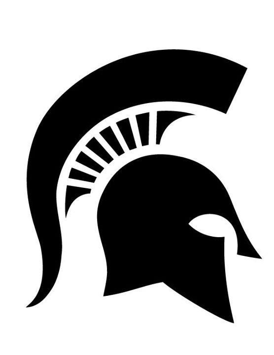 556x720 Msu Pumpkin Stencils Spartan Helmet I Bleed Green And White