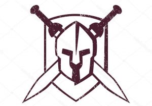 300x210 spartan helmet sketch spartan helmet sketch an illustration