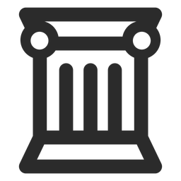 256x256 History Vector Greek Pillar Transparent Png Clipart Free