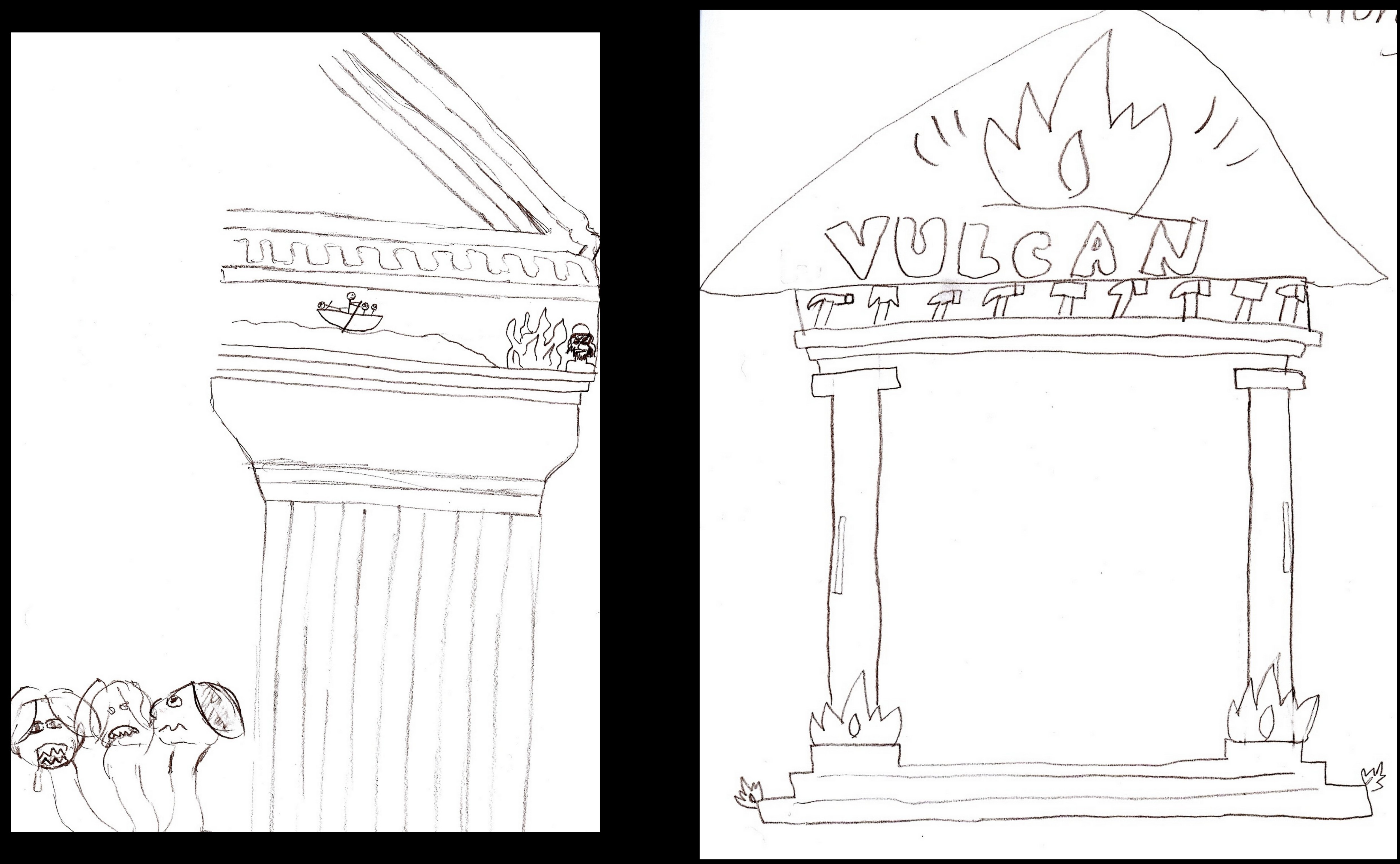 4945x3053 Column Drawing Greek Column For Free Download