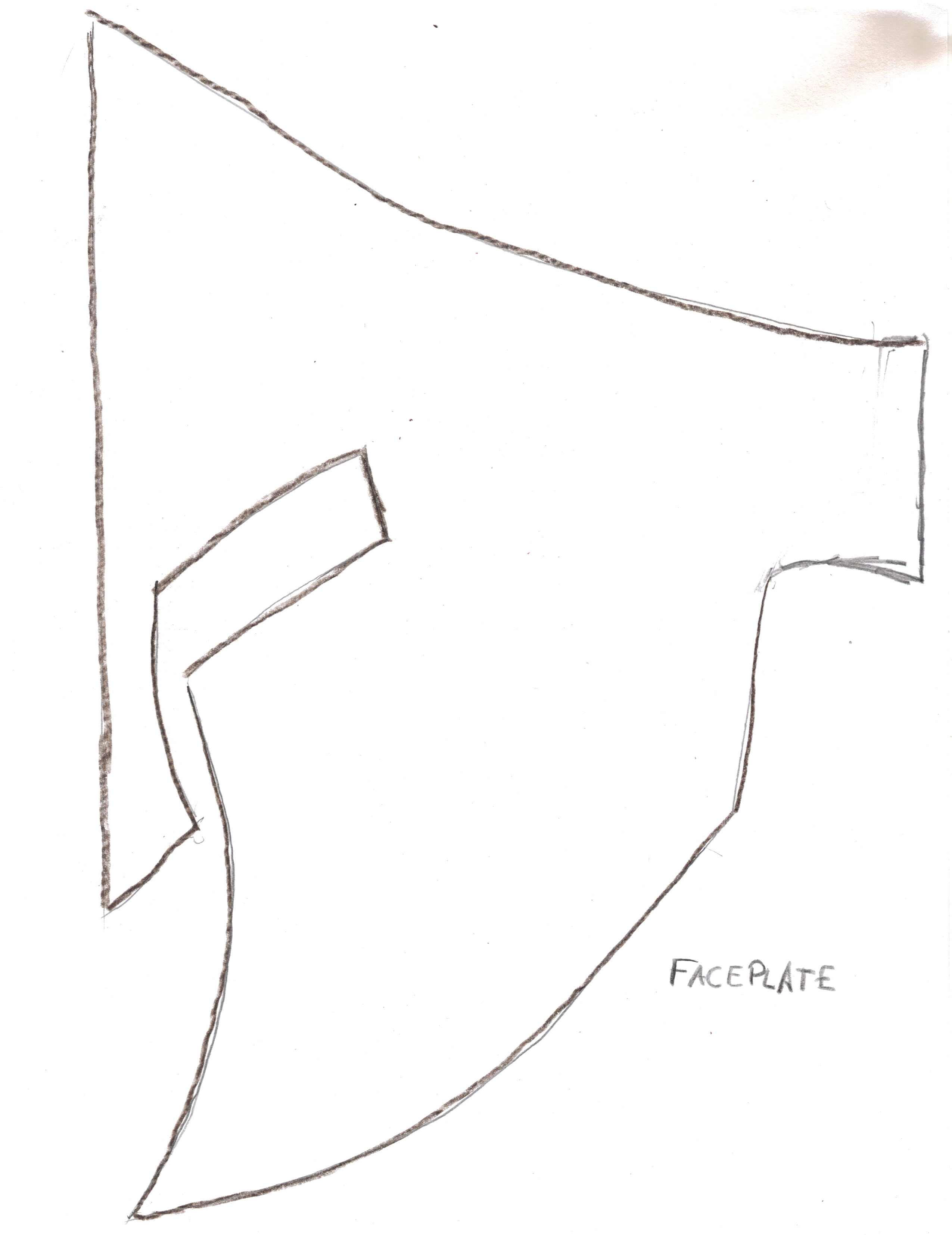 2550x3307 How To Make A Spartan Helmet