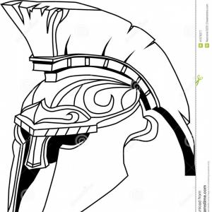 300x300 Stock Illustration Warrior Helmets Black Icons Logos Set Knight
