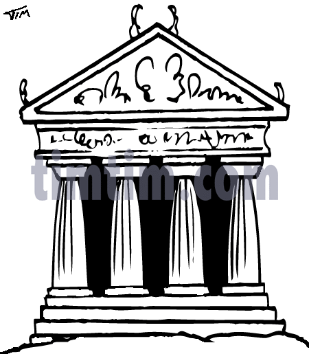 450x515 Free Drawing Of Temple From The Category Holidays Tourism