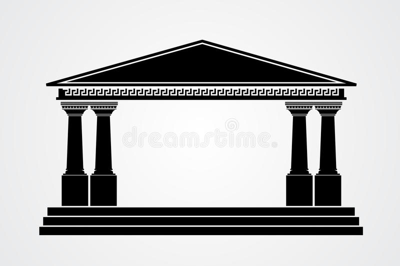 800x533 Greek Building Silhouette