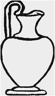 222x389 Pitcher Coloring Pages Great Templates For Hydria Greek Vase