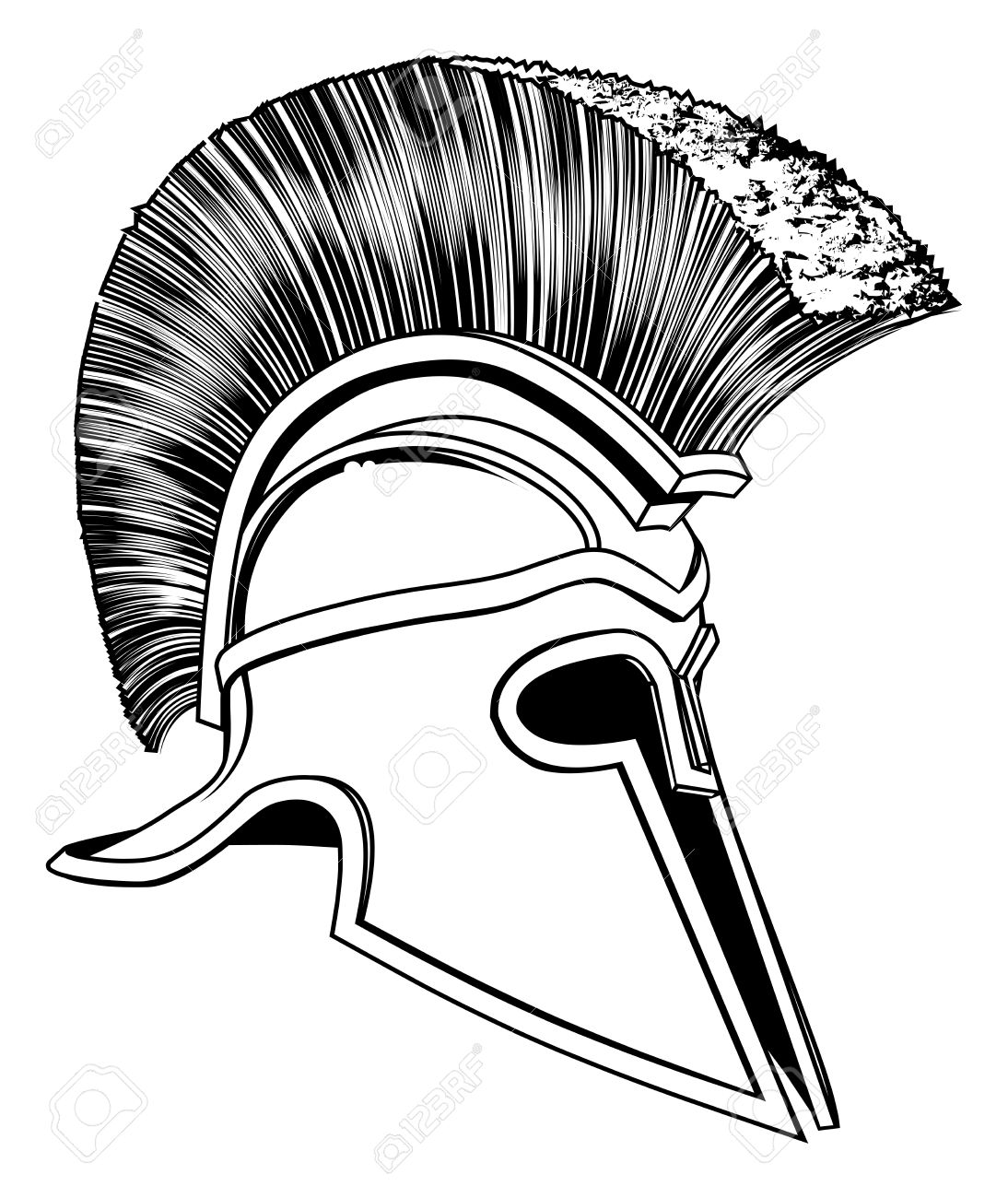 1094x1300 Huge Collection Of 'greek Helmet Drawing' Download More Than