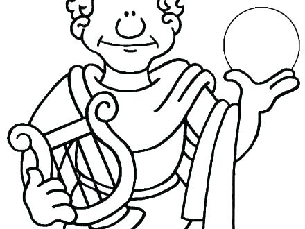 440x330 Greek Warrior Coloring Pages