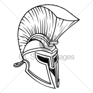 325x325 Ancient Greek Trojan Spartan Gladiator Helmet Gl Stock Images