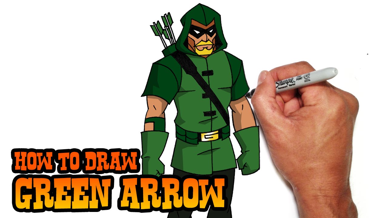 1280x720 How To Draw Green Arrow