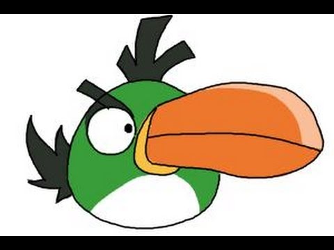 480x360 how to draw angry bird hal, green bird, boomerang bird