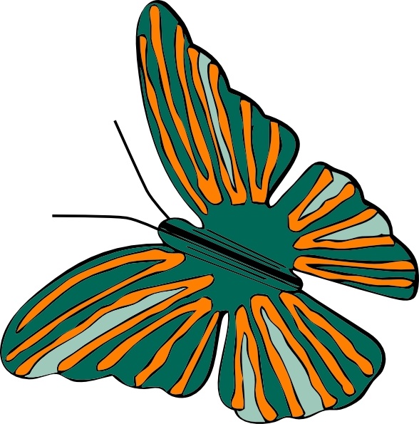 588x595 Butterfly Clip Art Free Vector In Open Office Drawing