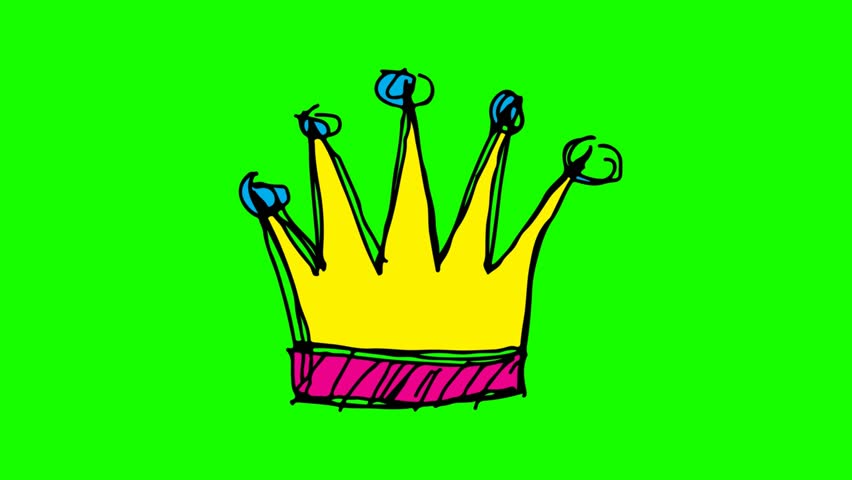 852x480 Hand Drawing Green Screen With Stock Footage Video