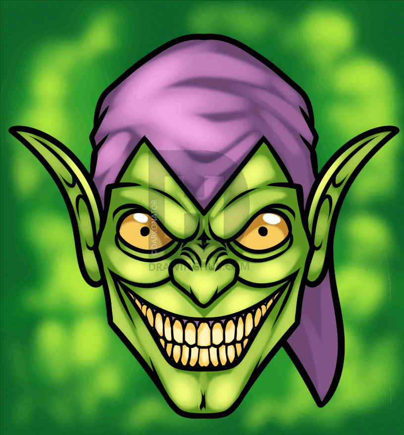 816x880 How To Draw The Green Goblin Easy, Step