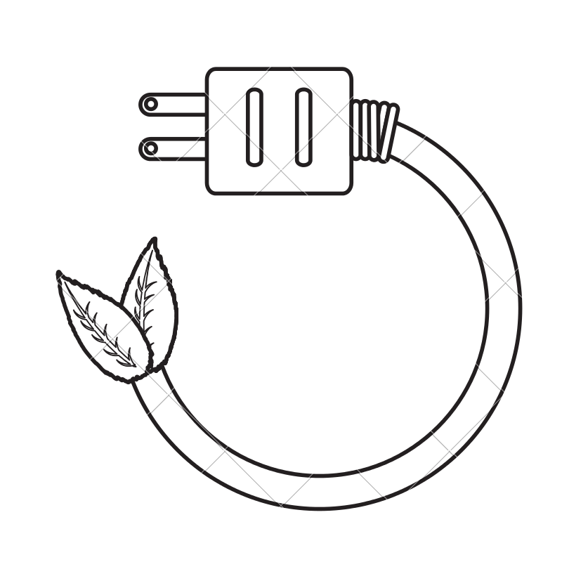 800x800 Green Energy Light Plug