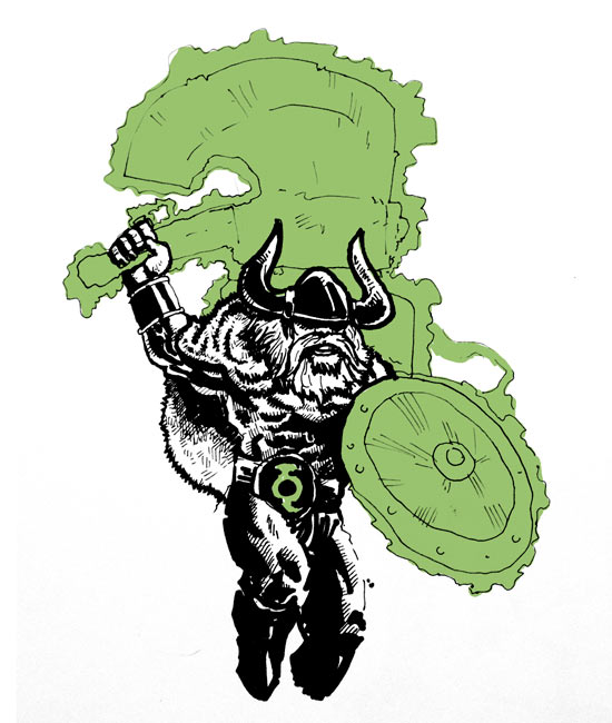 550x650 Green Lantern Across Time Doodles Sketchy Pictures