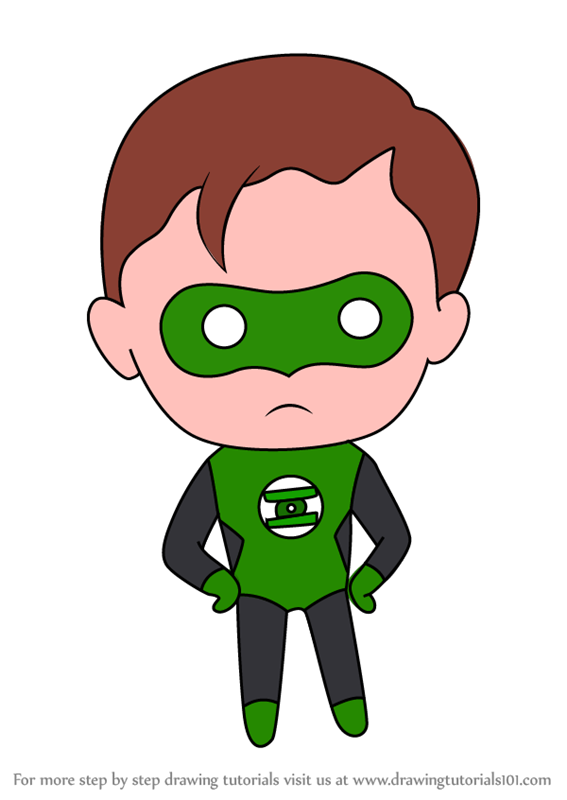 567x800 Learn How To Draw Chibi Green Lantern