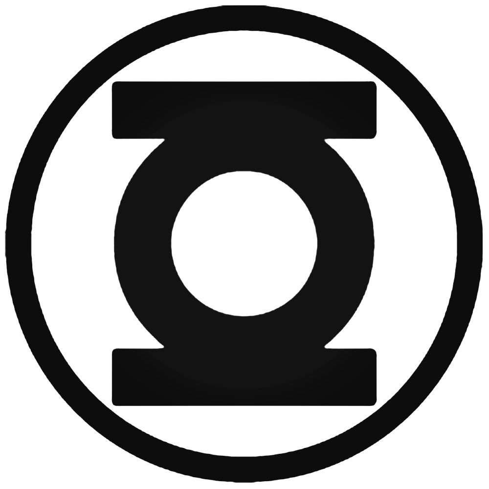 1000x1000 green lantern logo green lantern silhouette decal