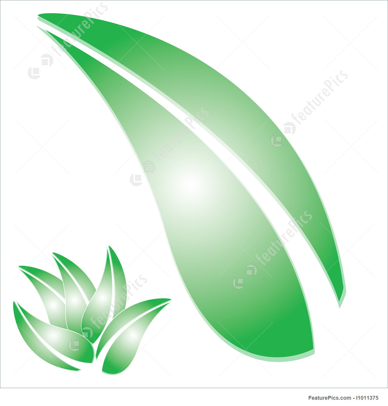 1300x1360 Illustration Of Rasterized Green Leaf