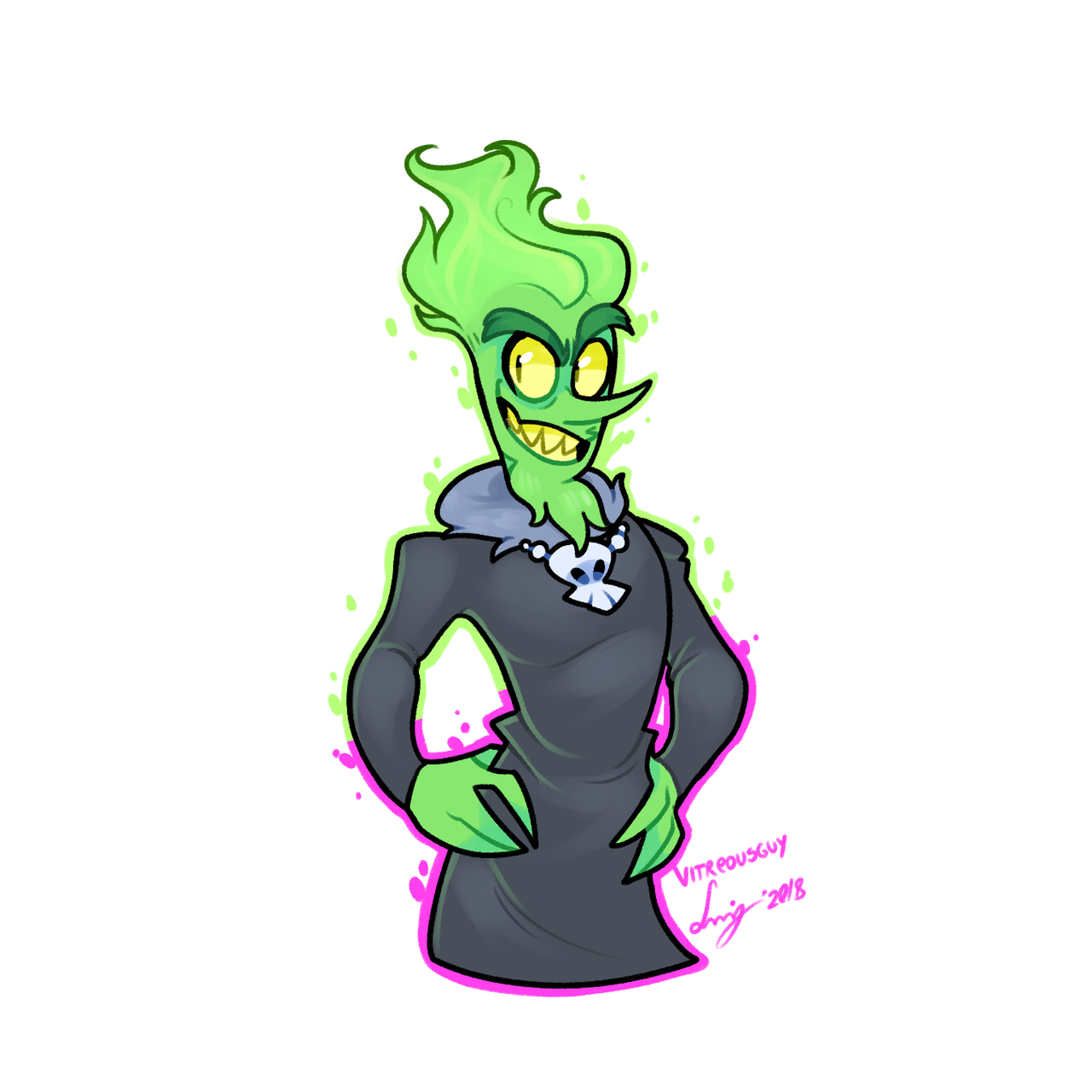 1280x1280 glassy's drawing bonanza the evil green man is here, and nope