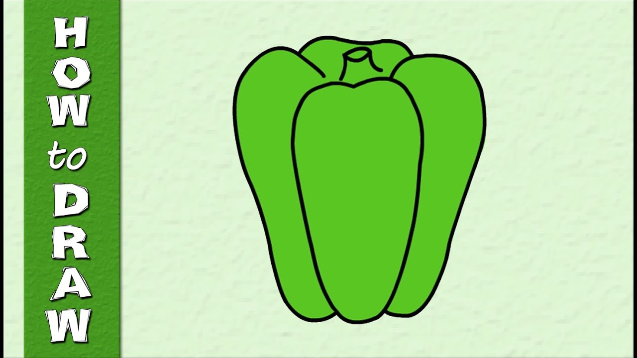 1280x720 how to draw capsicum kids