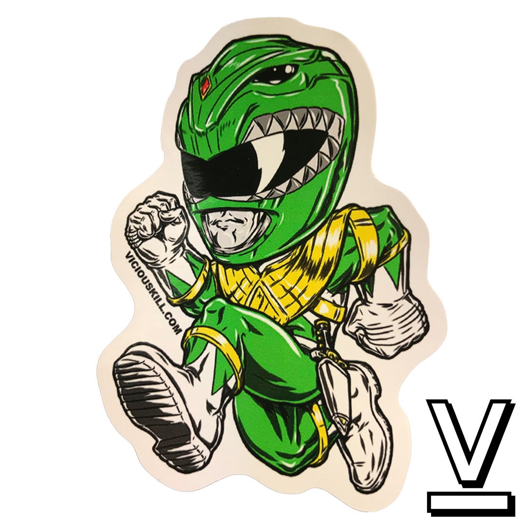 1080x1080 Green Ranger Decal Viciouskill