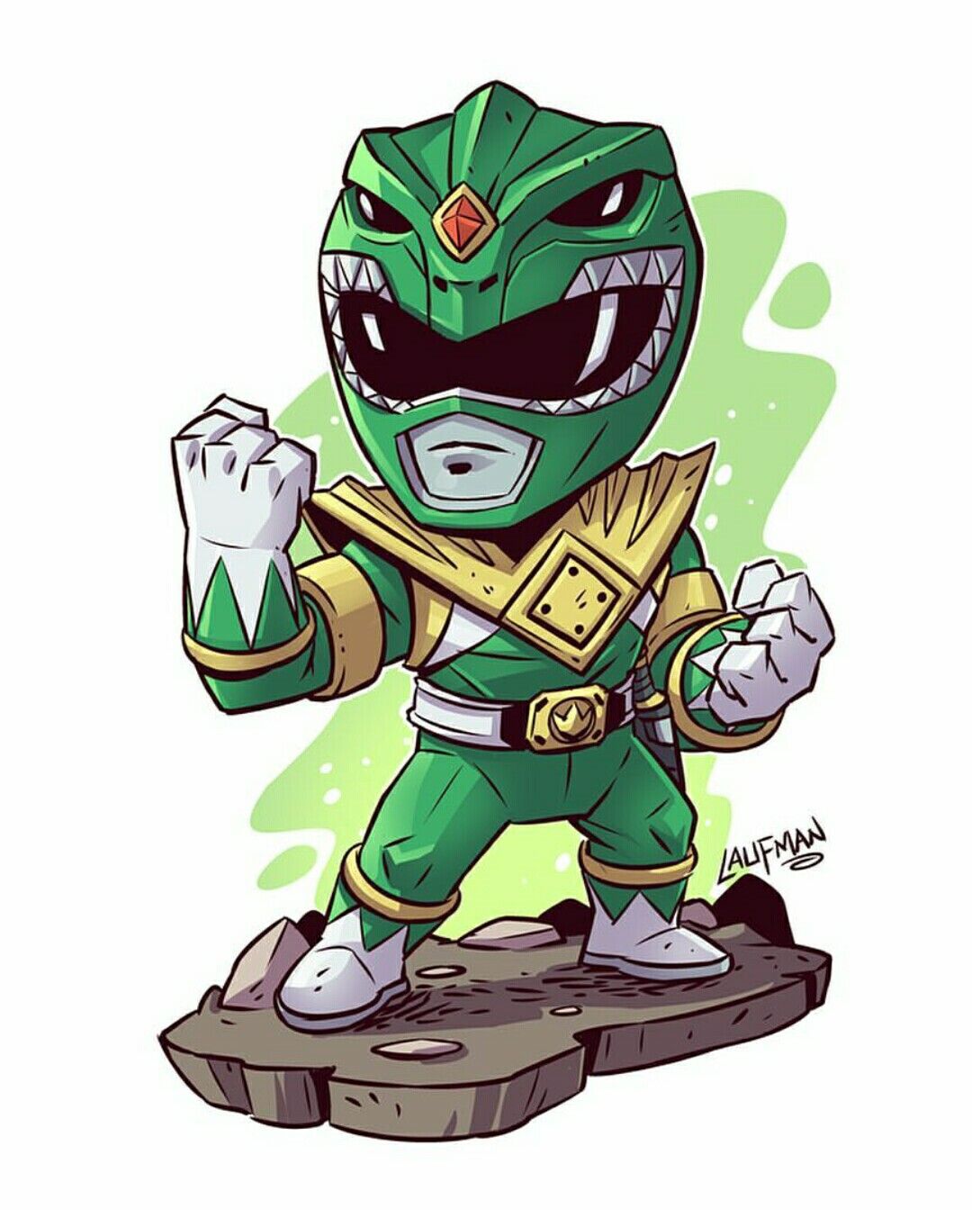 Green Power Ranger Drawing | Free download on ClipArtMag