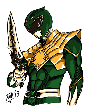 Green Power Ranger Drawing | Free download on ClipArtMag