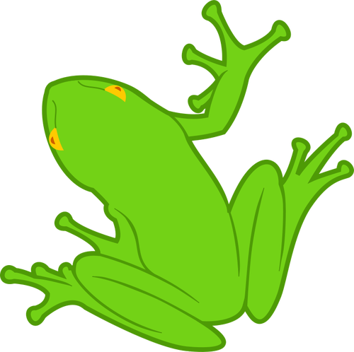 500x498 Frog Clip Art Drawing