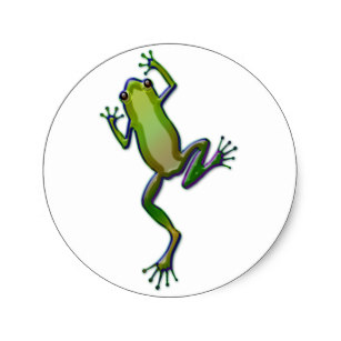 307x307 Tree Frog Drawing Stickers Labels Zazzle Uk